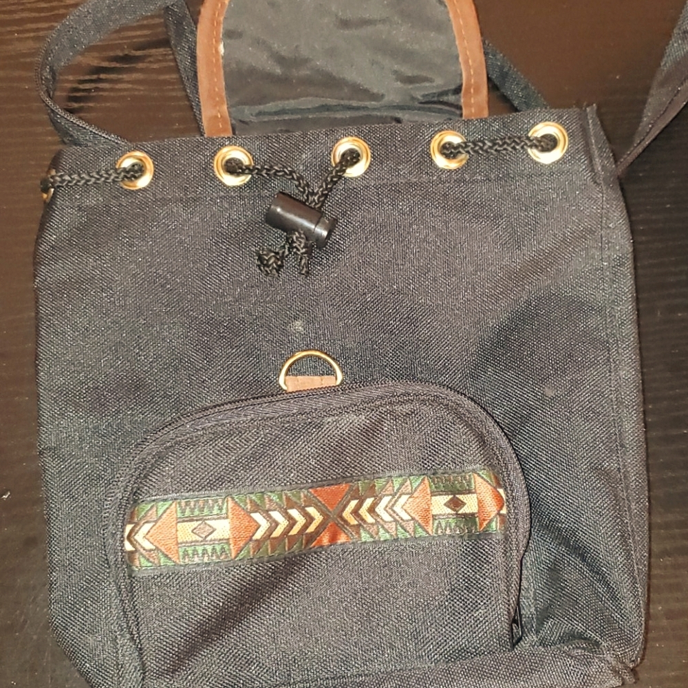 Womens used Backpack Purse black